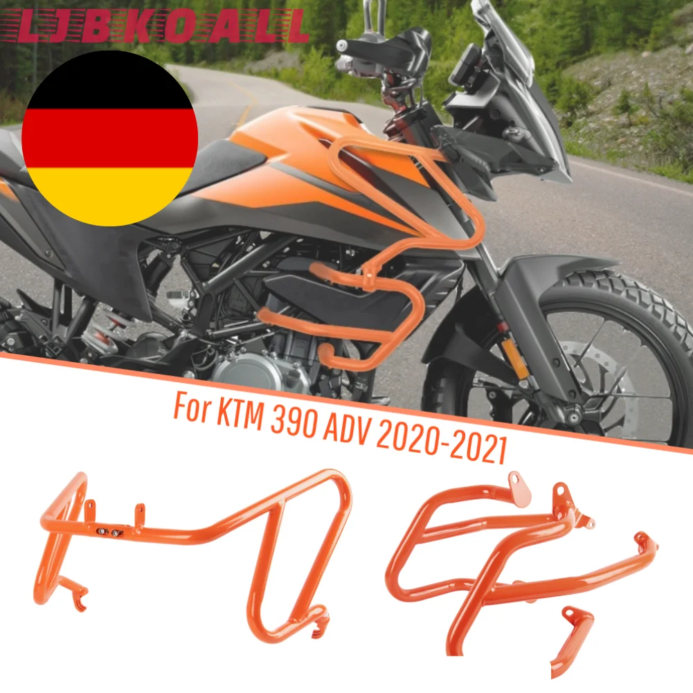 Верхняя Нижняя полоса защиты двигателя защитный бампер для KTM 390 Adventure ADV 2020 2021