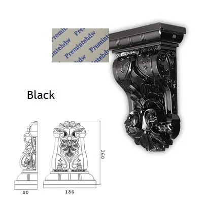 13 Европейская пластиковая стальная композитная рельефная корбель Corbels архитектурная мебель Украшение Золото Серебро антикварная ручная роспись - Цвет: 13