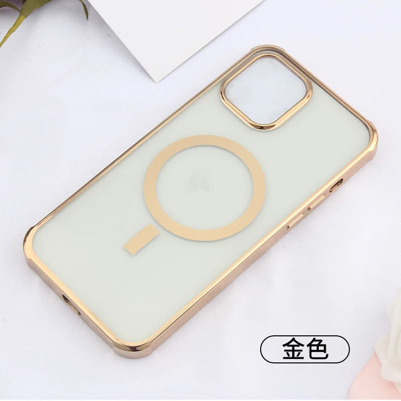 5pcs  MagSafe Case Transparent CellPhone Cover For