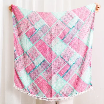 

scarves quality cotton hemp scarf women's Japanese style sweet spring and autumn long silk scarf summer tourism sunshade shawl