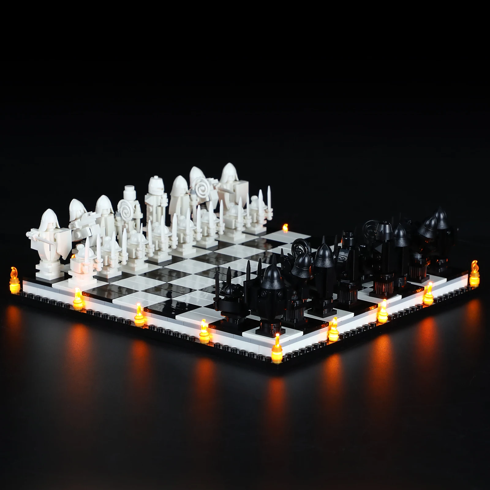 Kit de luz led para 76392 wizard xadrez blocos de construção conjunto (para  não incluir o modelo) tijolos brinquedos para crianças - AliExpress