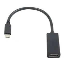 Кабель-адаптер type-C к HDMI мини ультра-тонкий USB-C аудио-видео конвертер для проектора монитор телевизионные аксессуары