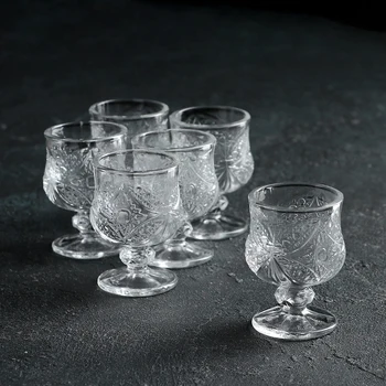 

Set of glasses "Ice Star", 40 ml, 6 pcs, 15x11x7 cm