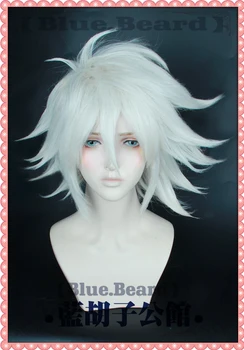 

Fate/Grand Order Karna Cosplay Wigs High-temperature Fiber Synthetic Hair White Short Hair + free hair net