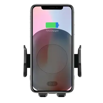 

Qi Wireless Car Mount Infrared Motion Sensor Phone Holder Charger 10W Fast Charging for Samsung Galaxy S9 S9 Plus For iPhone X