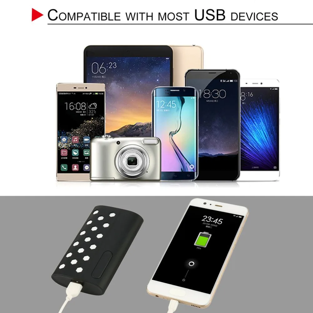 Портативное зарядное устройство USB 3000 мА портативное 5 В/1 А для телефона Android