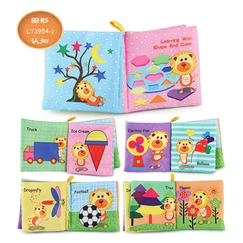 

Baby Rattles Crib Mobiles Toy Soft Animal Cloth Book Rustle Sound Newborn Stroller Hanging Bebe Early Learning Educate Baby Toys