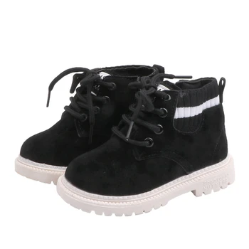 

Baby Girls Boys Winter Snow Pu Boots Infant Toddler Plush Boots Martin Boots Soft bottom an-slip Child Kid Outdoor Cotton shoes