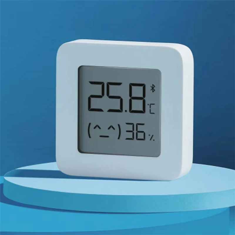

[Newest Version]Mijia Bluetooth Thermometer 2 Wireless Smart Electric Digital Hygrometer Thermometer 1Pcs Work with Mijia APP