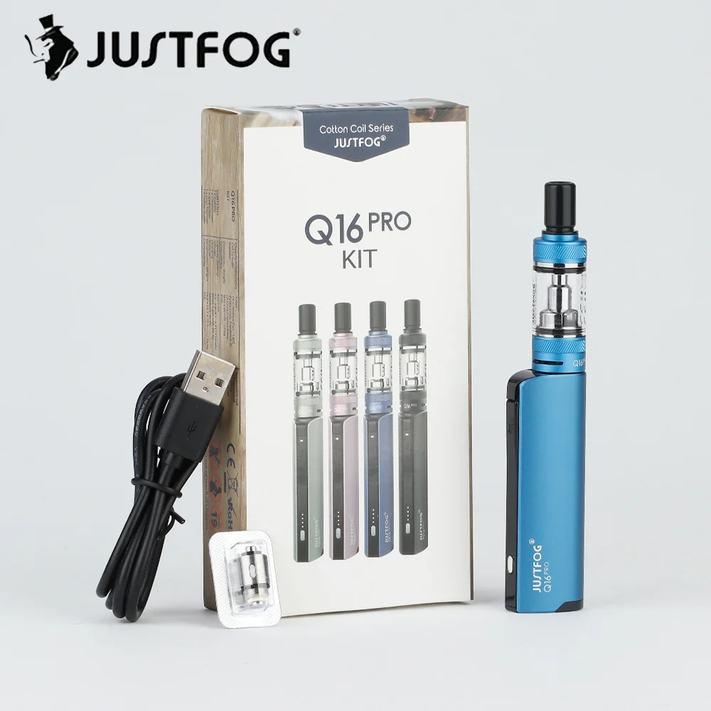 Оригинальный набор JUSTFOG Q16 и Pro с аккумулятором 900 мА · ч вейп комплект электронной