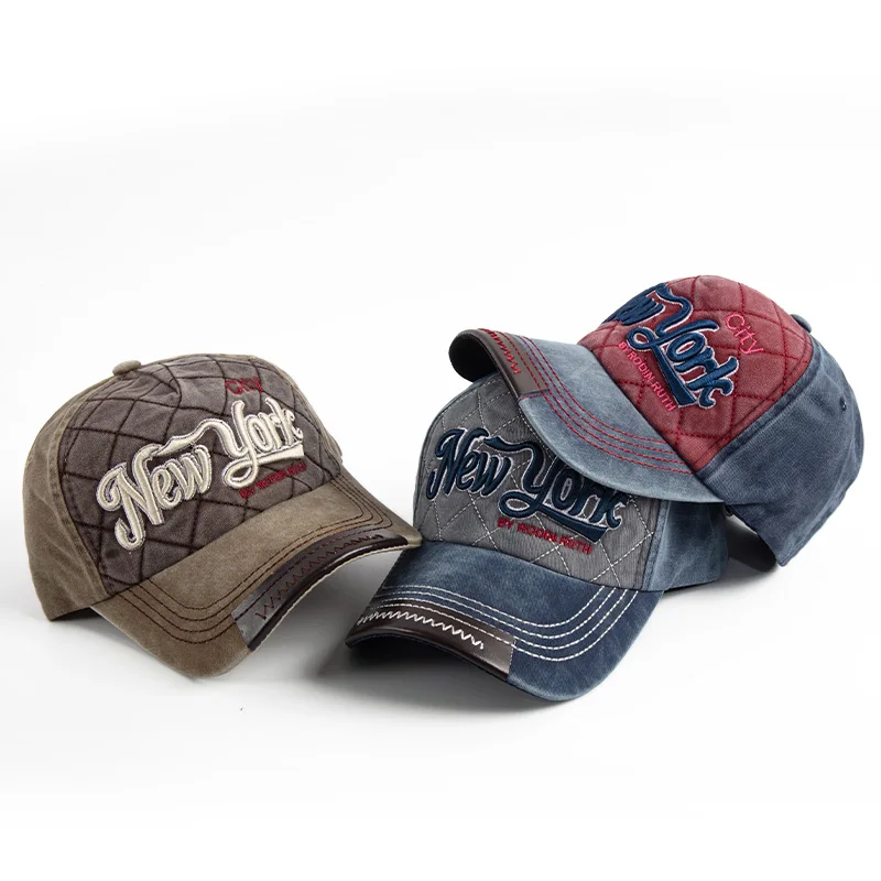 Хлопковая модная весенняя Осенняя бейсбольная кепка s для мужчин Snapback хип-хоп кепка и шляпы Нью-Йорк с вышивкой Повседневная Женская кепка s