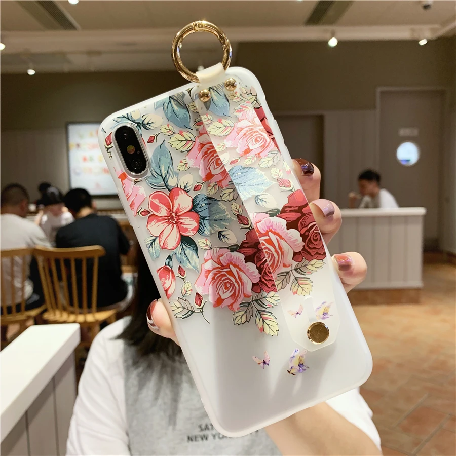 Чехол для телефона с ремешком на запястье Iphone 12 Mini 11 Pro XS Max X XR 8 7 6S Plus SE 2020