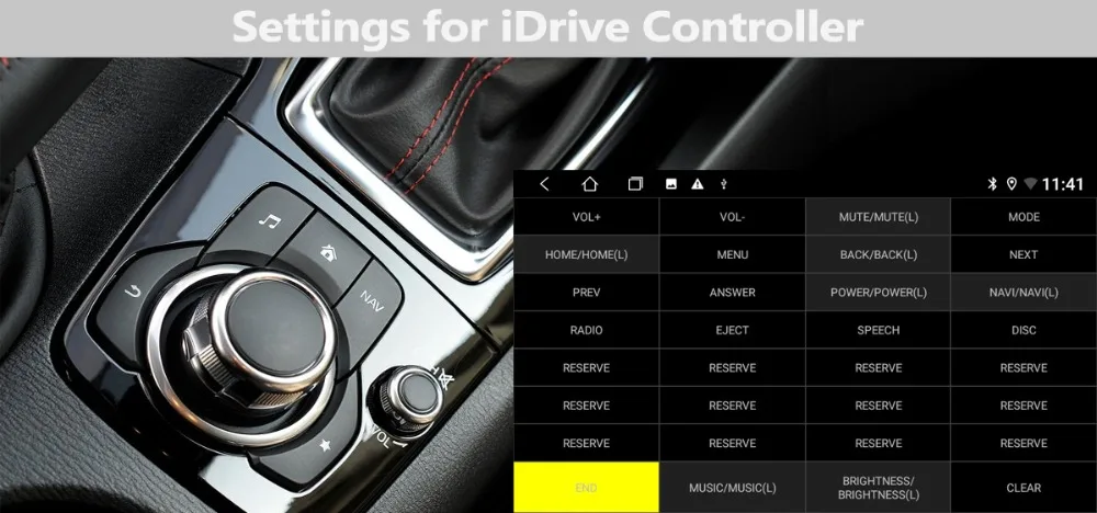iDrive Settings_M3 Image