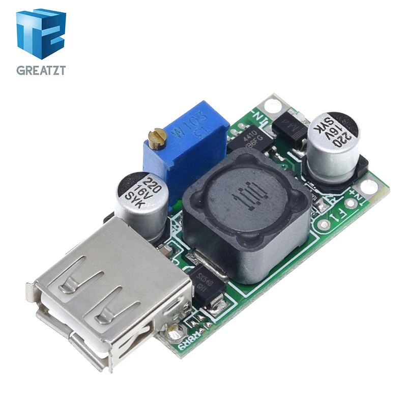 GREATZT DC-DC повышающий преобразователь постоянного тока 3V 5V до 9V 2A USB Выходное