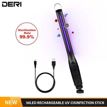 

Ultraviolet Disinfection UV Germicidal Lamp COB Bulb Portable USB Rechargeable UVC Bactericidal Lamp Handheld Germicidal