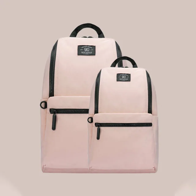 90FUN рюкзак для мужчин и женщин Pro-life дорожный Повседневный Рюкзак 15,6 дюймов Сумка для ноутбука для подростка 18L водонепроницаемые сумки mochila - Цвет: Pink 18L