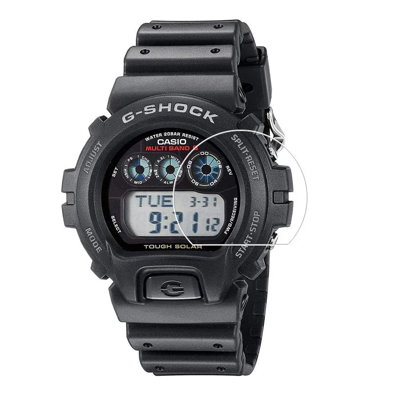 3 Pezzi Di Pellicola Protettiva Trasparente Per Casio G-Shock Dw-6900/7900 Gw-6900/7900 Gm-6900 Gdx-6900 G-6900/7900 Guarda La Copertura Della Protezi