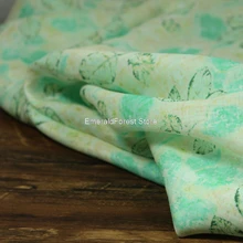 Новая ткань с принтом рами, tissus Австралийский метр свежая и тонкая ткань летом, халат материал платья, 140 см x 100 см/шт