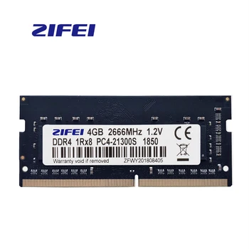 

DDR4 RAM 4GB 2666MHZ/2400MHZ/2133MHZ 1.2v 260Pin laptop memory SO-DIMM NON-ECC support Dual channel ZIFEI RAM