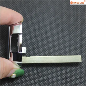 

PINECONE Key Blade for Rolls Royce Phantom Ghost Wraith Key Uncut Brass Blade Remote Replace New Blank Car Key Fob No Logo