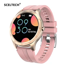 SCELTECH S20 Women Smart Watch men Fitness Tracker Smartwatch Heart Rate Monitor Full Touch Screen Sport Pedometer Wristband