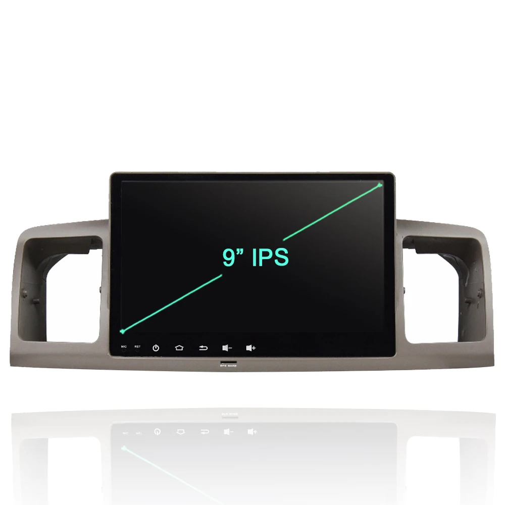 9 “DSP ips Android 9,0 8 ядерный 4 Гб 64 ГБ Автомобильный Радио dvd-плеер Wifi Bluetooth RDS gps карта для Toyota универсальный 2010 2011 2012
