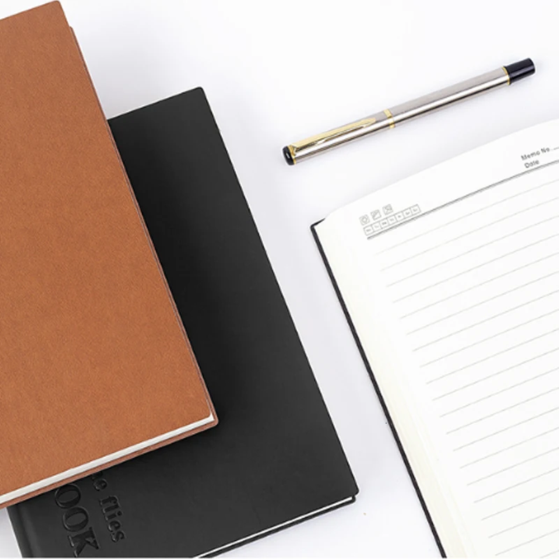 Толстый блокнот формата А5, небольшой свежий простой блокнот, креативный блокнот для чтения, простой студенческий бизнес-дневник