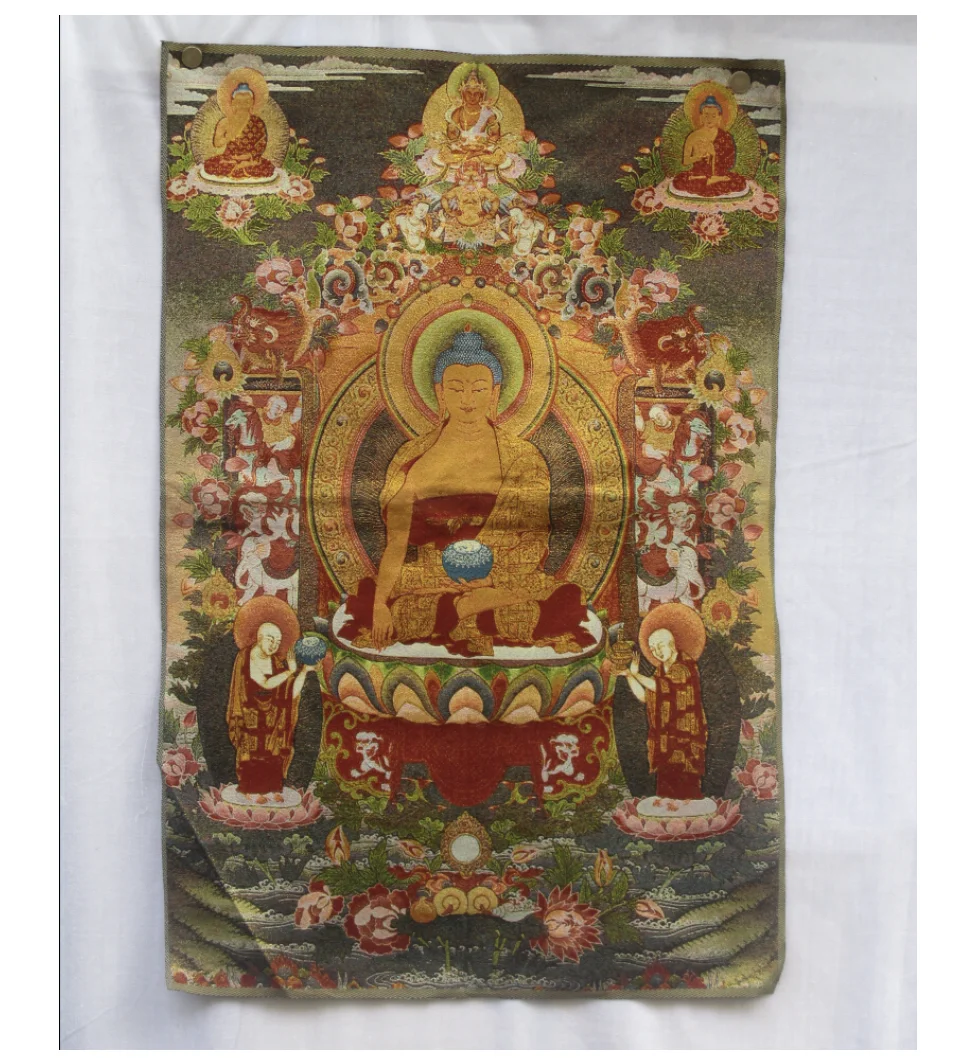 Коллекционные традиционные Тибетский буддизм в Nepal thangka картины Будды большой