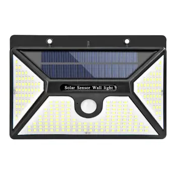 

218LED 2000LM Frosted Solar Energy Power Lights Motion Sensor Wall Light Outdoor IP65 Waterproof Yard Street Lamps