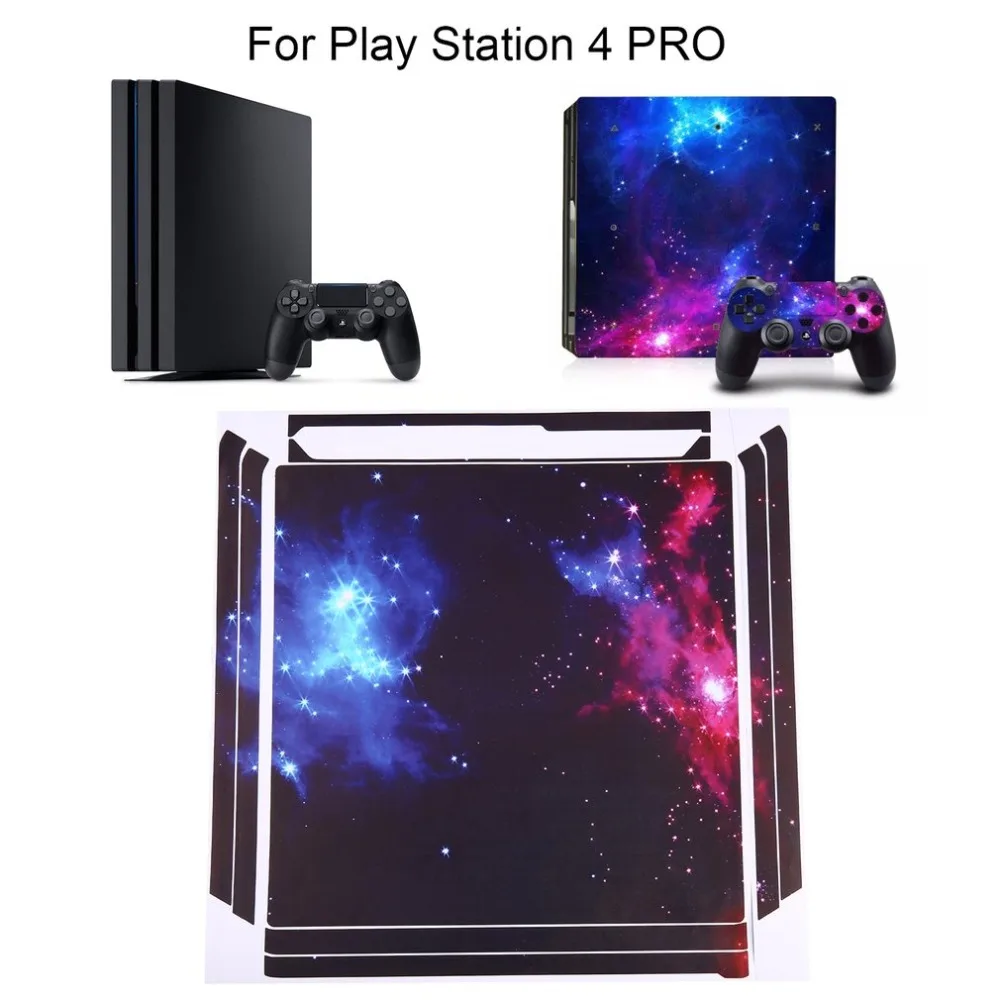 Водонепроницаемый весь корпус виниловая кожа Наклейка Обложка для sony PS4 Pro консоли и 2 шт. контроллеры защитные накладки