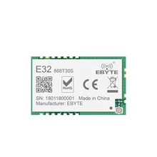 E32-868T30S sx1276 módulo uart rf lora 868mhz 30dbm 8km módulo sem fio transceptor transmissor receptor antena ipx smd