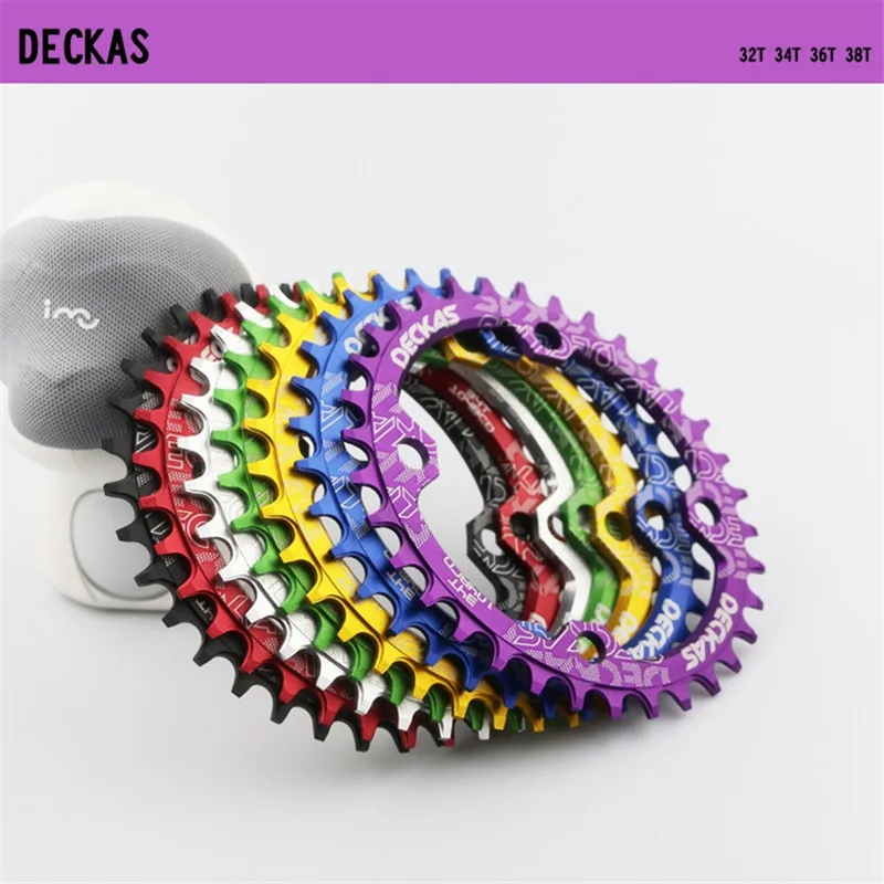 DECKAS Ultralight 104 BCD 32T 34T 36T MTB Bike NEW Chain-rings Round Chainwheel Cycling Bicycle Crankset Hot Sale | Спорт и