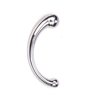 Double Ended Stainless Steel G Spot Wand Massage Stick Pure Metal Penis P-Spot Stimulator Anal Plug Dildo Sex Toy for Women Bdsm 4