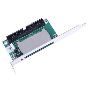 

40-Pin CF compact flash card to 3.5 IDE converter adapter PCI bracket back panel