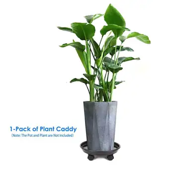 

Plant Tray Flower Pot Rack Outdoor Planter Casters Rolling Tray