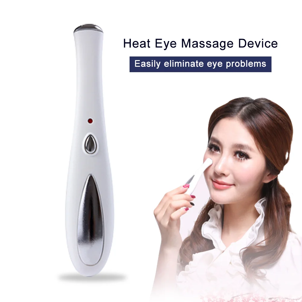 

MISMON Portable Eye Massager Electric Vibration Anti-wrinkle Ultrasonic Eye Care Beauty Pen Device Ion Relief Dark Circle Tool