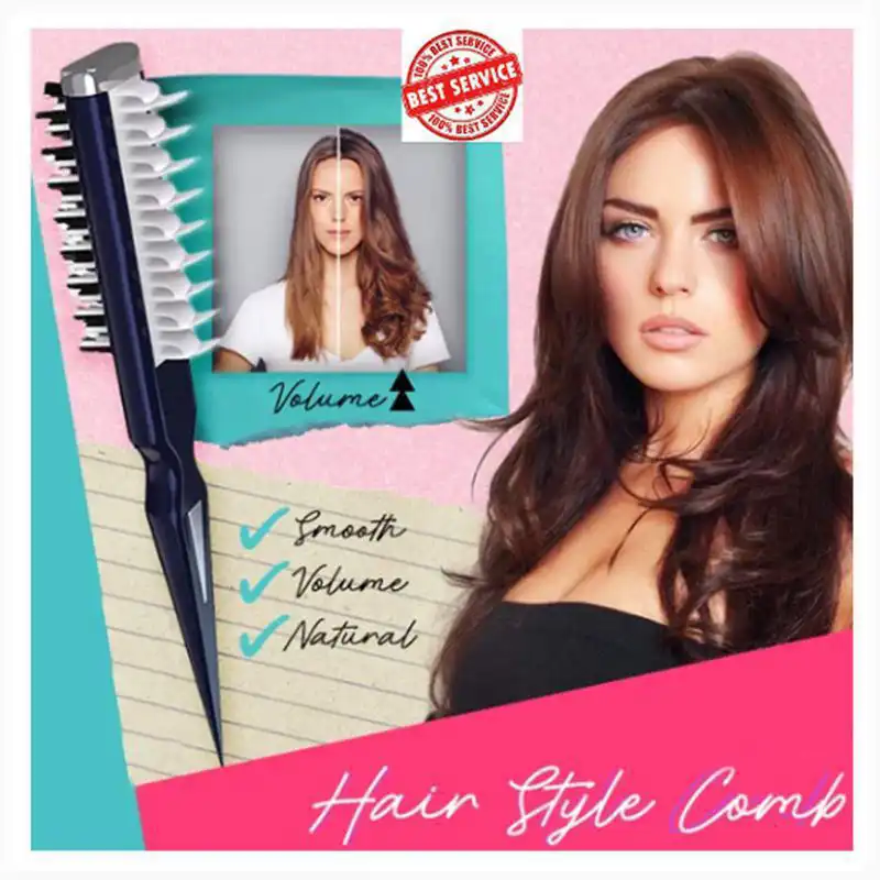 Volumia Style Comb Instant Hair Volumizer Comb Sharks Back Combing