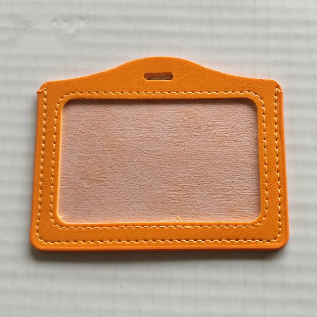 Cute Card Cover Clip New Design Silicone Retractable Student Nurse Badge Reel Clip Cartoon ID Card Badge Holder accessories Orange