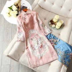 Broderie jacquard améliorée, style ethnique rétro, atmosphère digne, auto culture quotidienne, printemps et automne, nouveauté 2022 