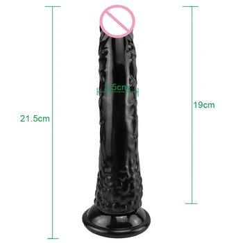 Black Strap On Dildo For Women Sex Tools for Masturbator Big Dick Huge dildo Realistic Sex Toys for Woman Female Masturbation 5