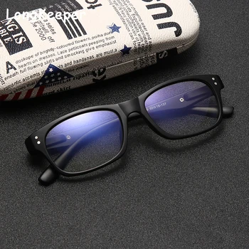 

TAC Lens Anti Blue Light Glasses Blocking Filter Reduces Eyewear Strain Clear Gaming Computer Glasses Frame Men Improve Comfort
