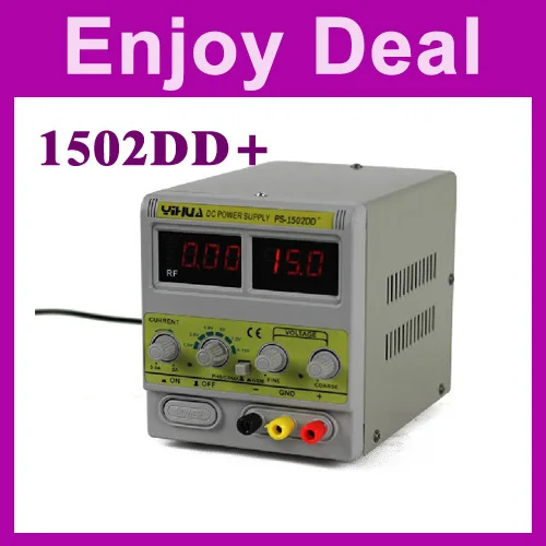 

YIHUA 1502DD+ for Mobile Phone15V 2A Adjustable Regulated DC Power Supply with LED Display
