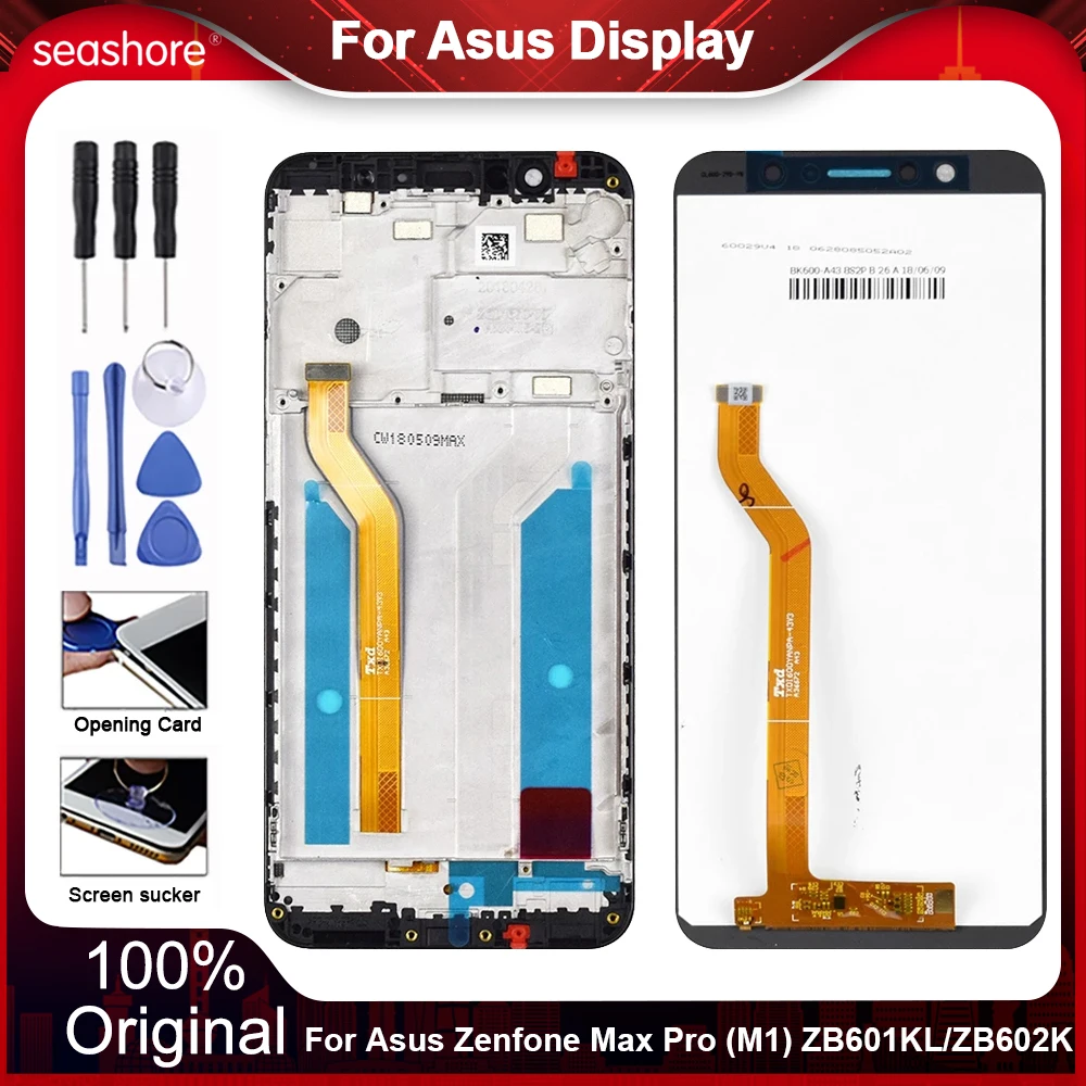 Original Display For Asus Zenfone Max Pro M1 ZB601KL Display Touch Screen For Asus ZB602K LCD Display Digitizer Replacement Part