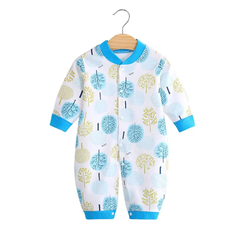 

Baby Romper Cotton Printing Long-sleeved Jumpsuit for boys and girls Newborns Home Wear