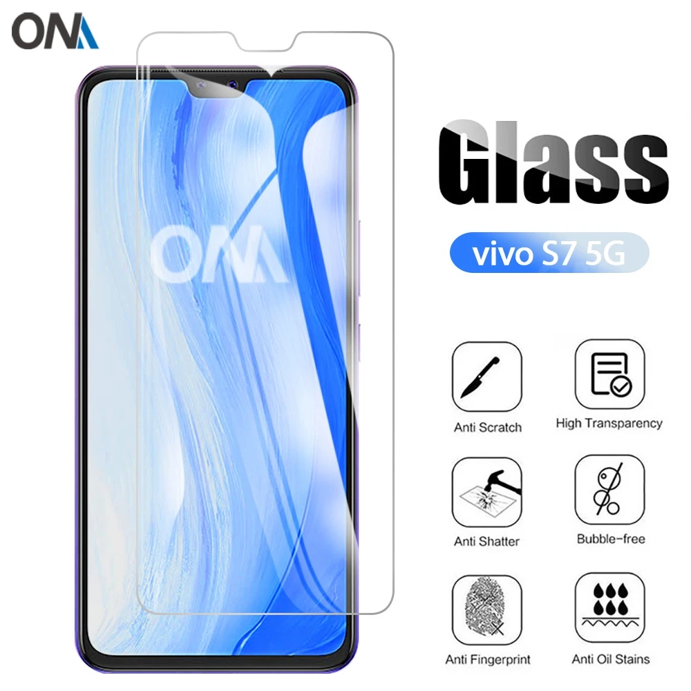 10 шт. закаленное стекло для vivo S7 5G Защитное экрана 9H Премиум Закаленное VIVO V2020A