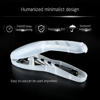 

Portable Travel Men's Razor Box Shaving Machine Container Holder Transparent Plastic Razor Storage Travel Plastic Storage Box