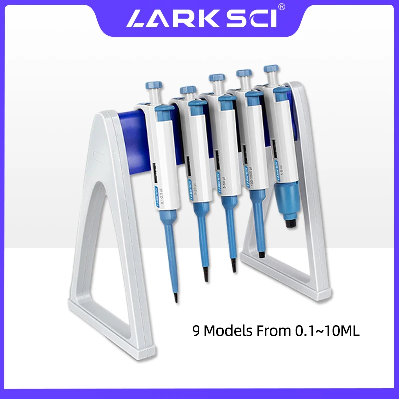 Single Channel Pipette Larksci Laboratory Equipment Adjustable Micropipette For Pipettor Tips