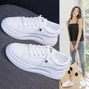 

Wild White Shoes Female, Spring 2020) New Breathable Running Shoes Increased Platform Shoes Casual Shoes