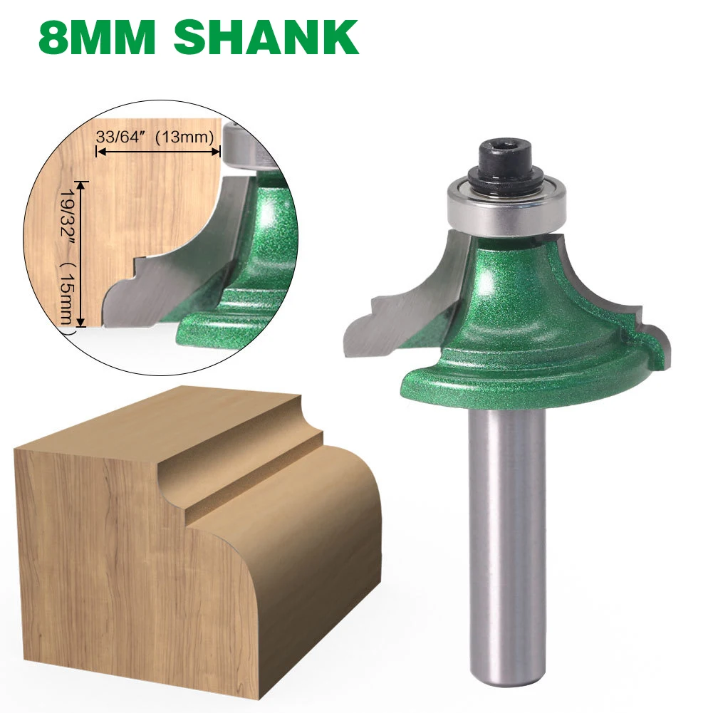 

1PC 8MM Shank Milling Cutter Wood Carving Classical Oree Bit Line Knife Router Bit Line Knife Woodworking Cutter Tenon Cutters