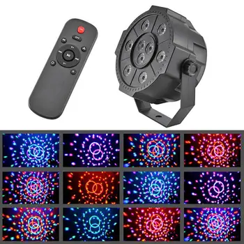 

Rotating Disco Strobe Lights RGB LED Stage Light Colorful Par Lamp with Speaker Rugged Durable with Long Lasting Life